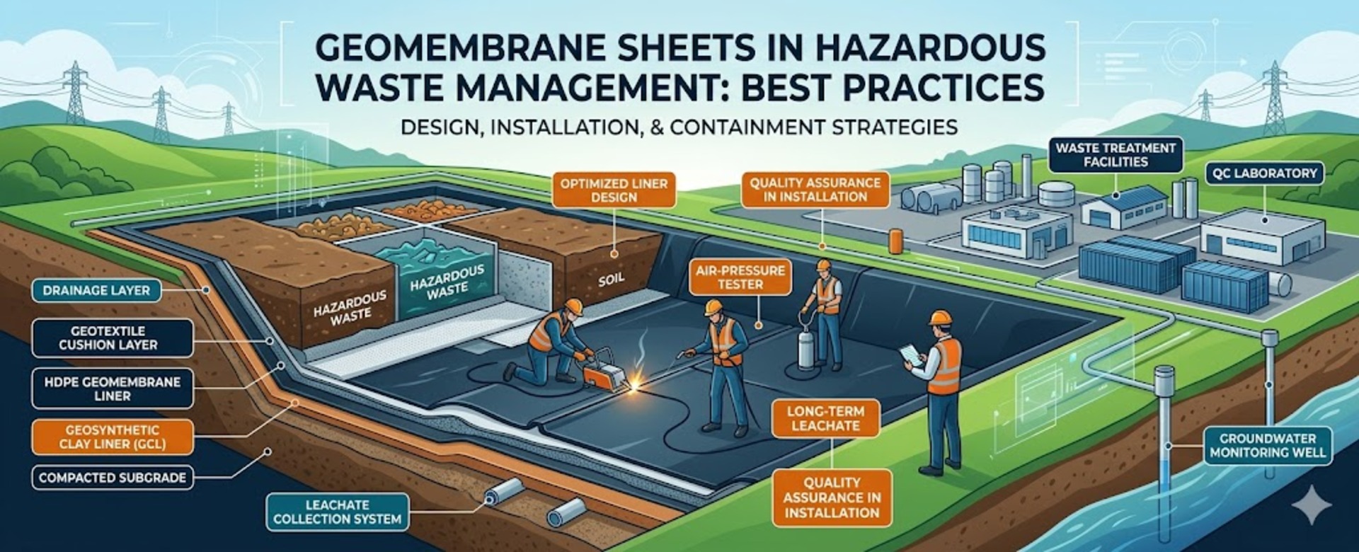 Geomembrane Sheets in Hazardous Waste Management: Best Practices