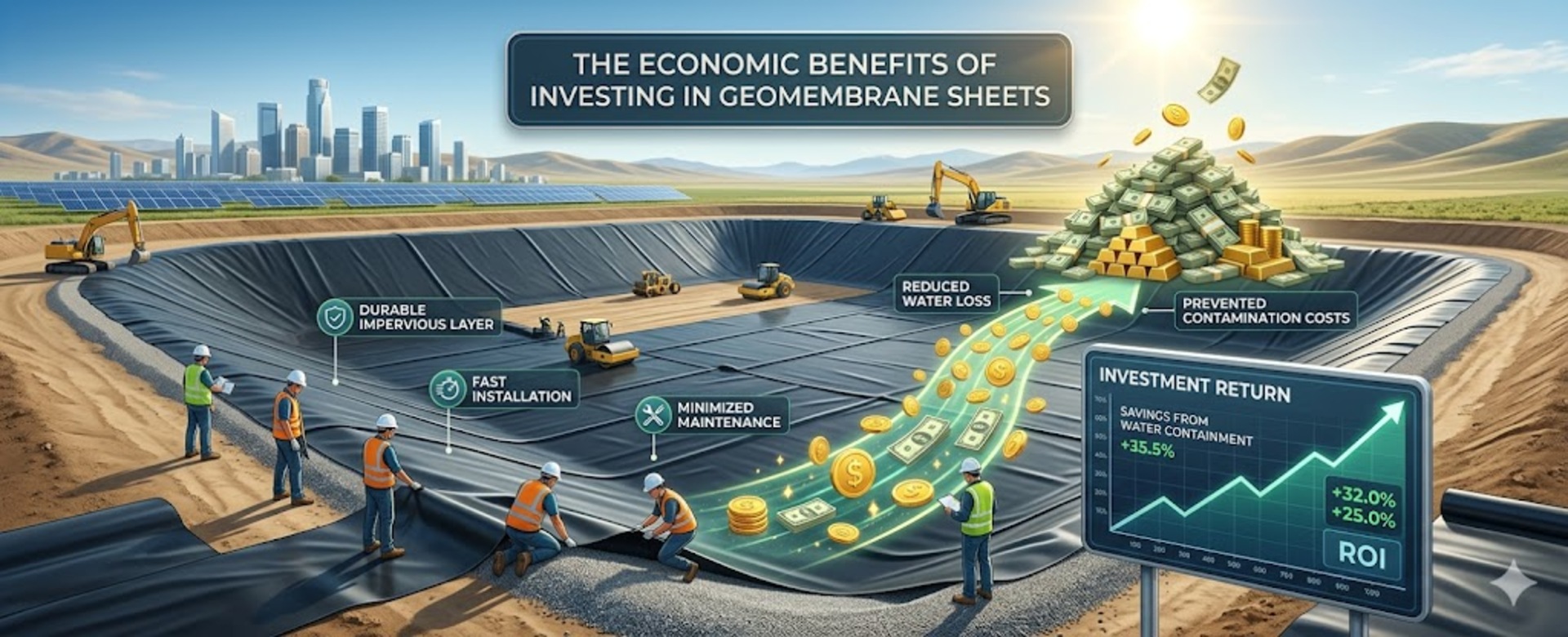 The  Economic Benefits of Investing in Geomembrane Sheets