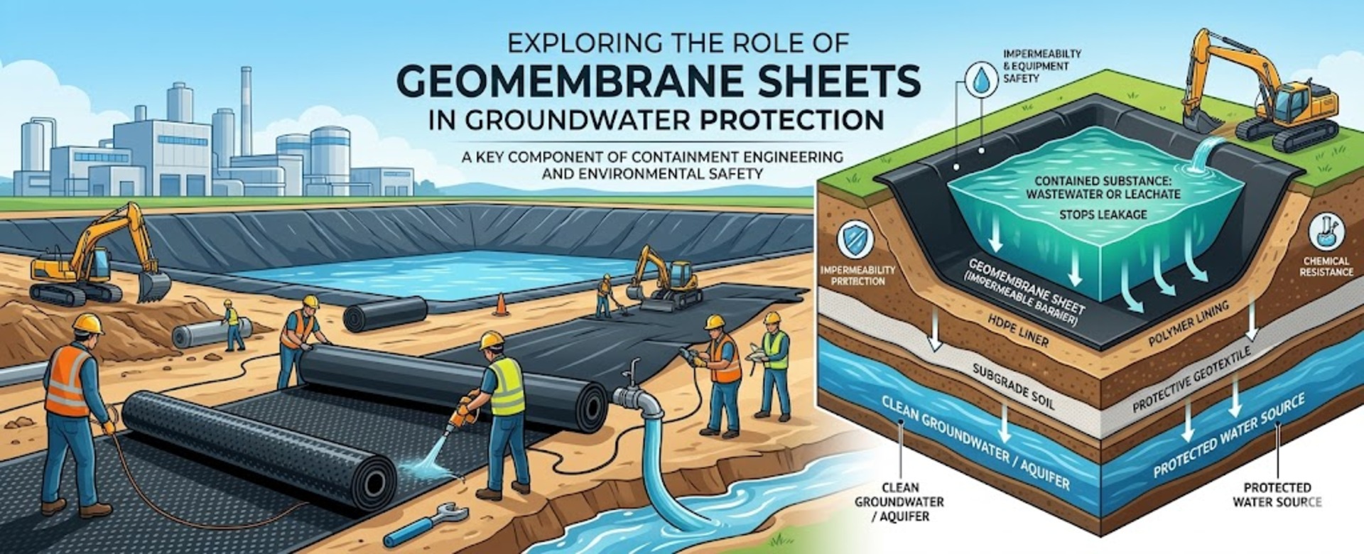 Exploring the Role of Geomembrane Sheets in Groundwater Protection