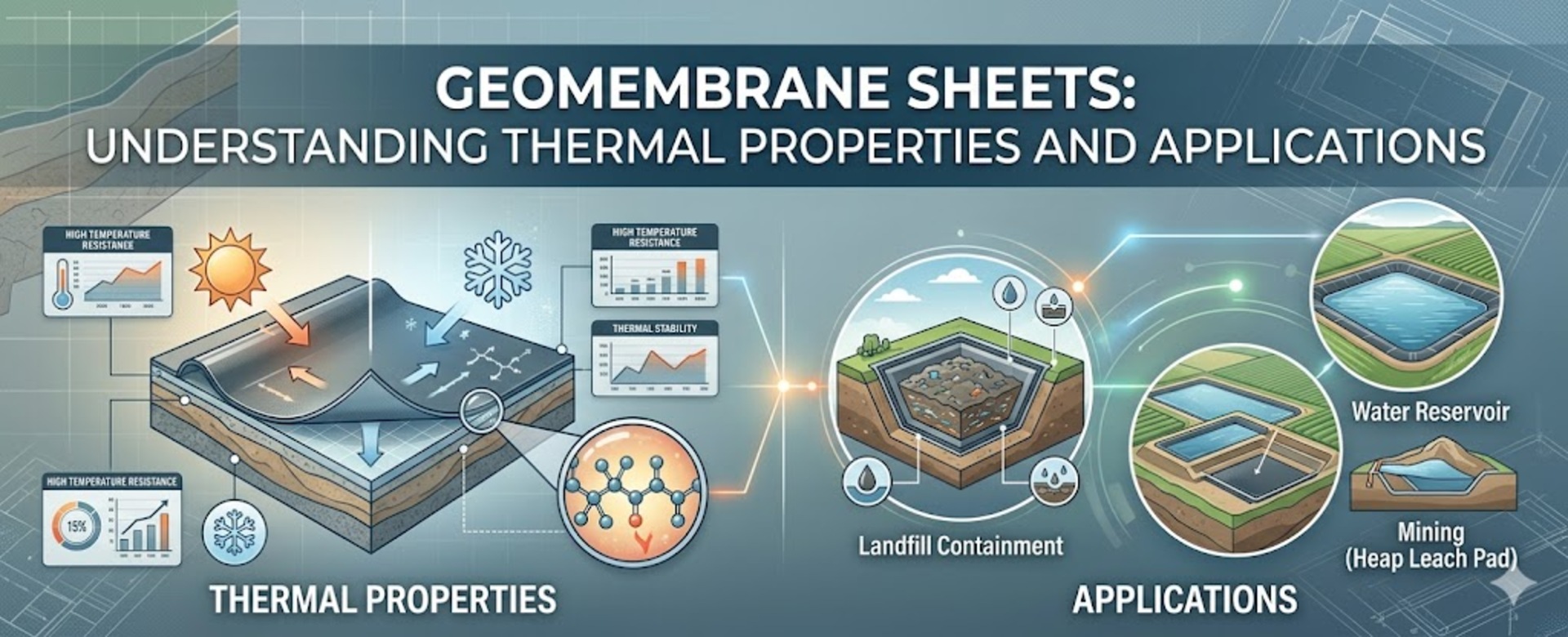 Geomembrane Sheets: Understanding Thermal Properties and Applications