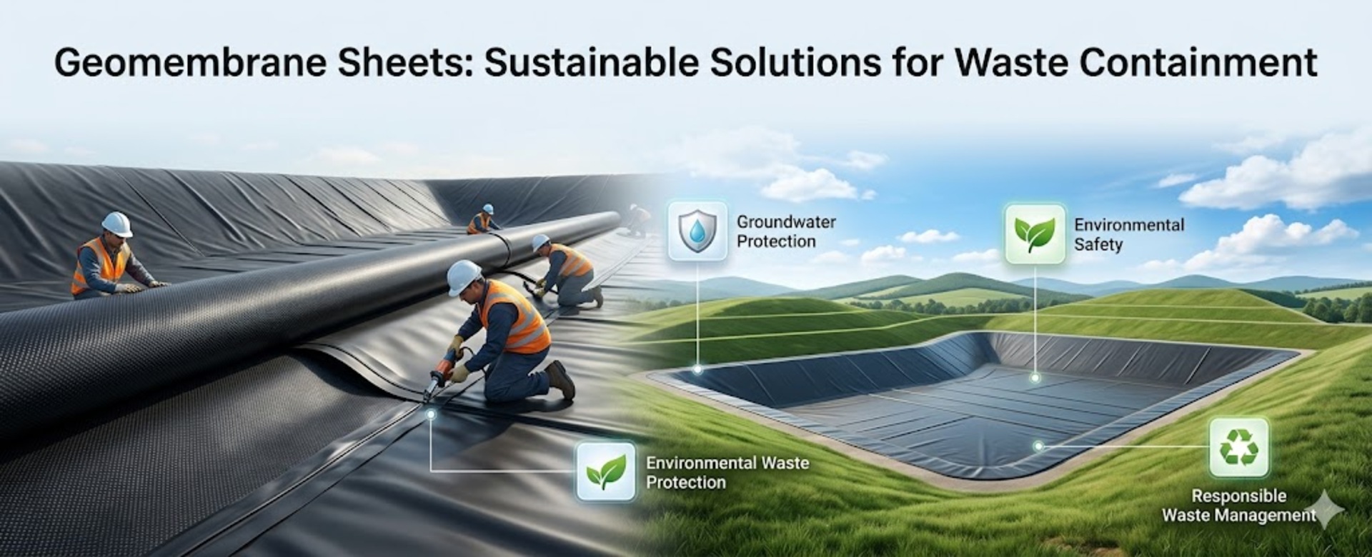 Geomembrane  Sheets: Sustainable Solutions for Waste Containment