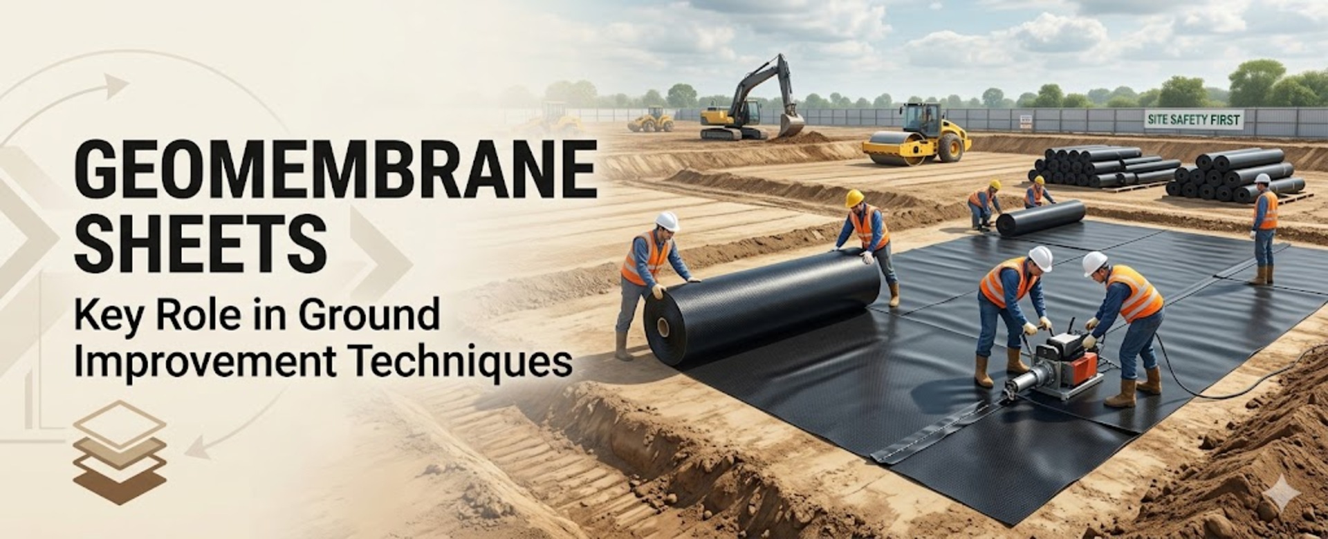 Geomembrane  Sheets: Role in Ground Improvement Techniques