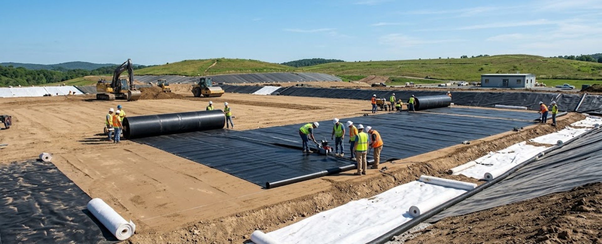Enhancing Sustainability with HDPE Sheets in Landfill Construction