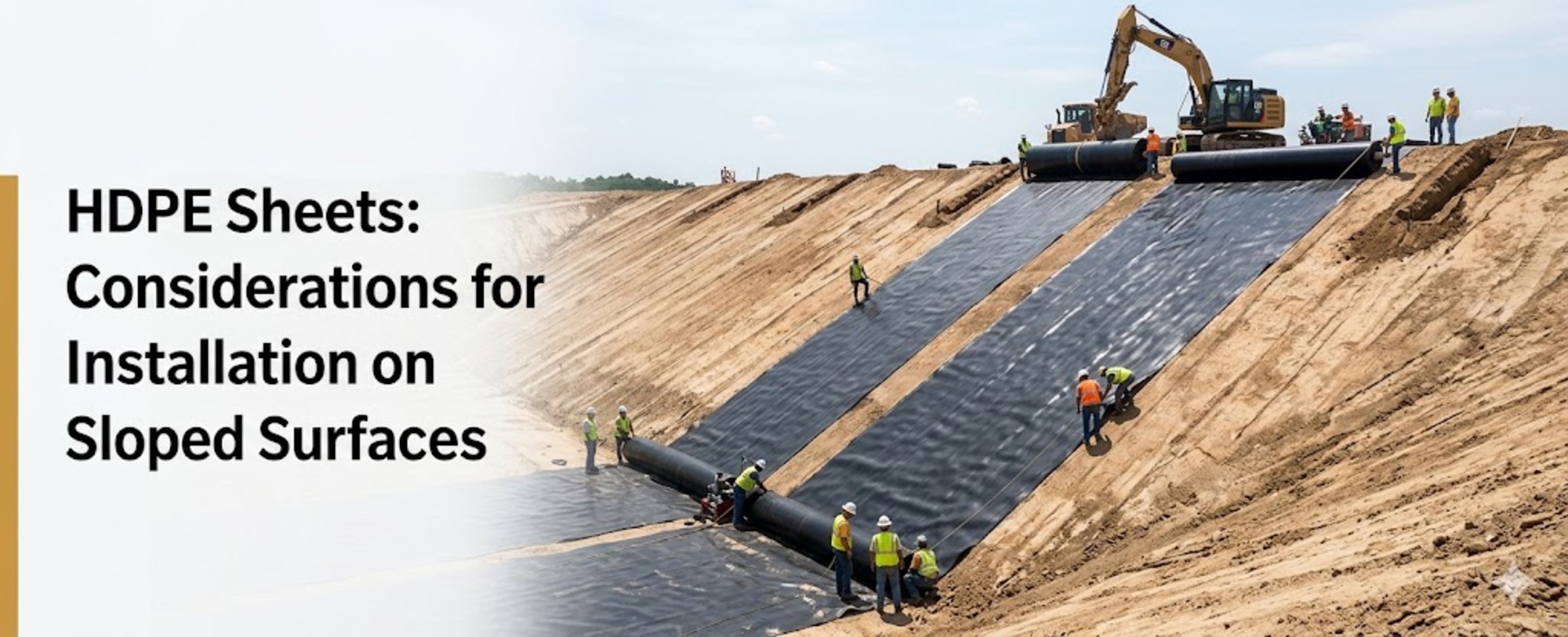 HDPE  Sheets: Considerations for Installation on Sloped Surfaces