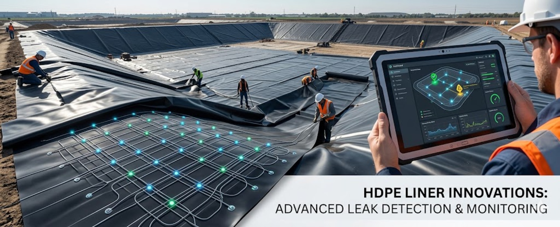 HDPE Sheets: Innovations in Leak Detection and  Monitoring