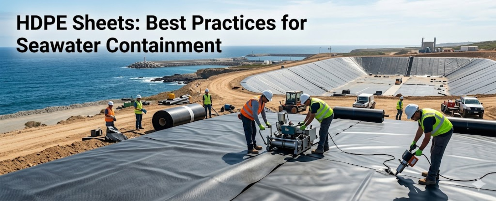 HDPE  Sheets: Best Practices for Seawater Containment