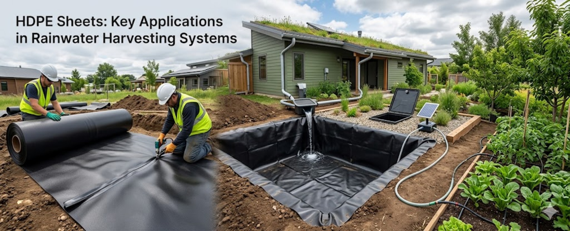 HDPE  Sheets: Applications in Rainwater Harvesting Systems