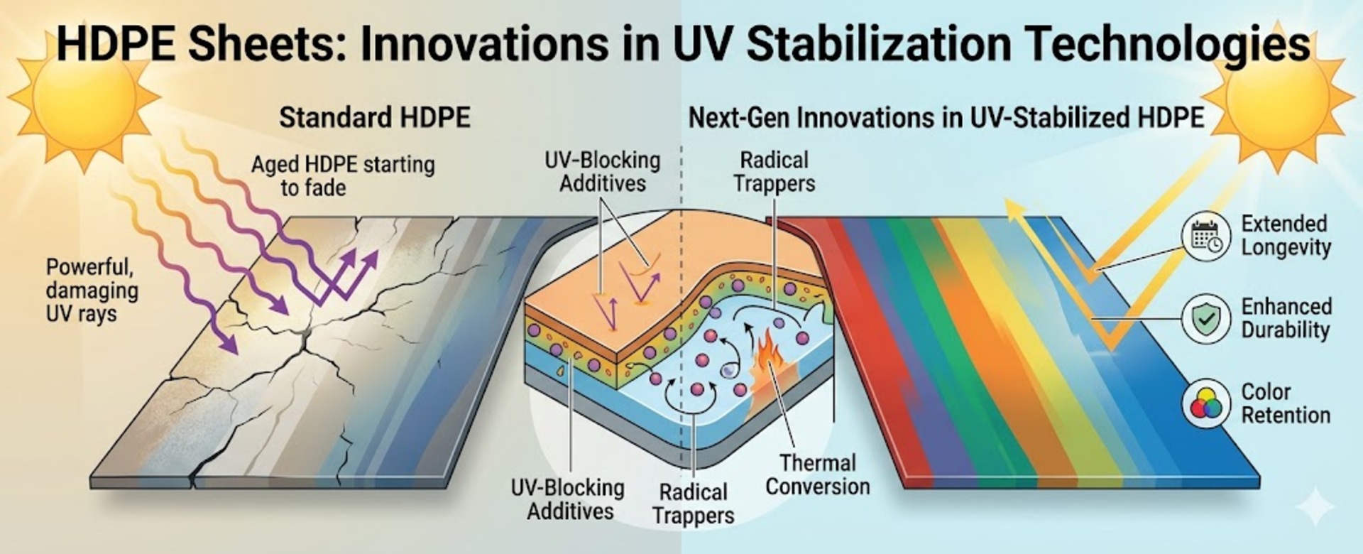 HDPE  Sheets: Innovations in UV Stabilization Technologies