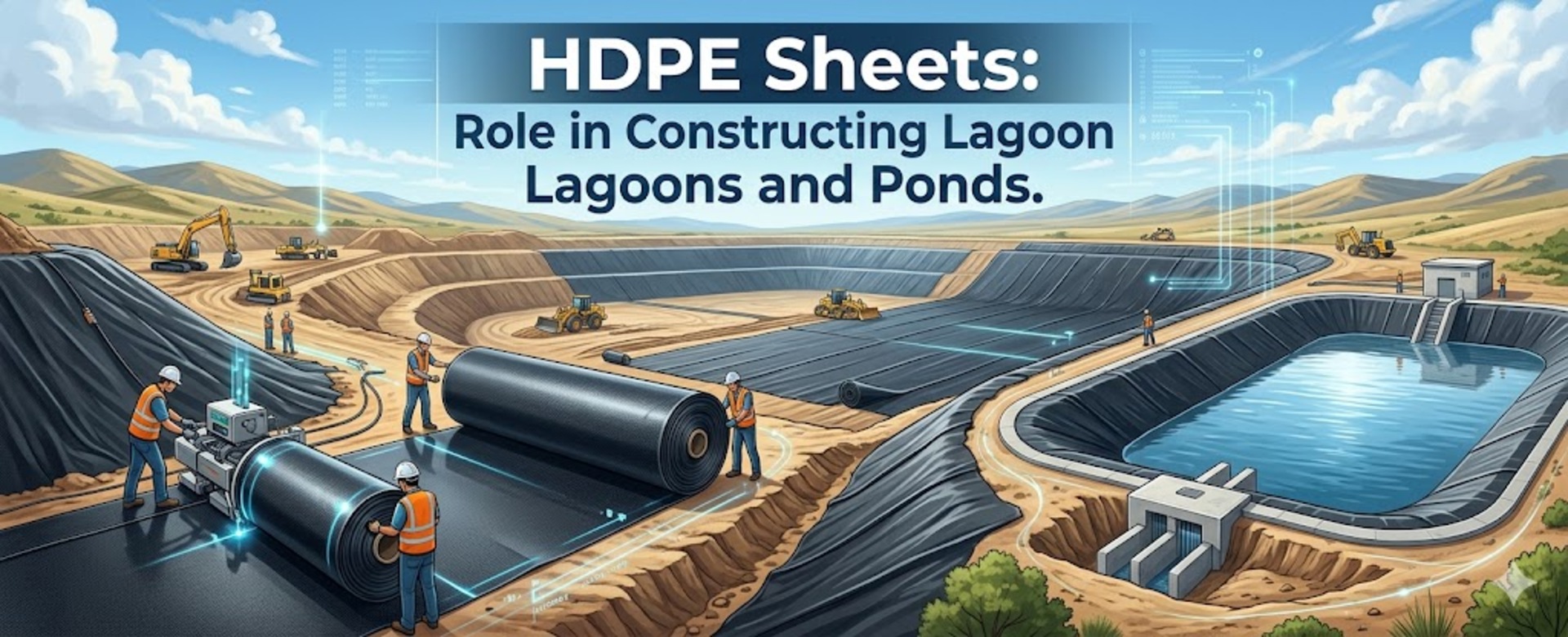 HDPE  Sheets: Role in Constructing Lagoons and Ponds