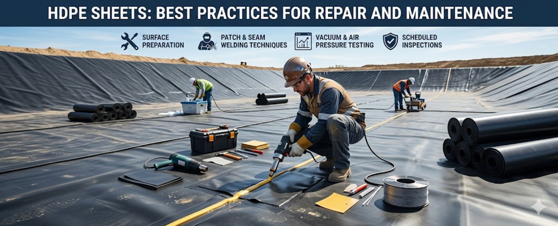 HDPE  Sheets: Best Practices for Repair and Maintenance