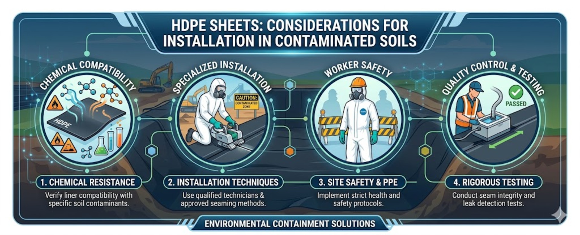HDPE  Sheets: Considerations for Installation in Contaminated Soils