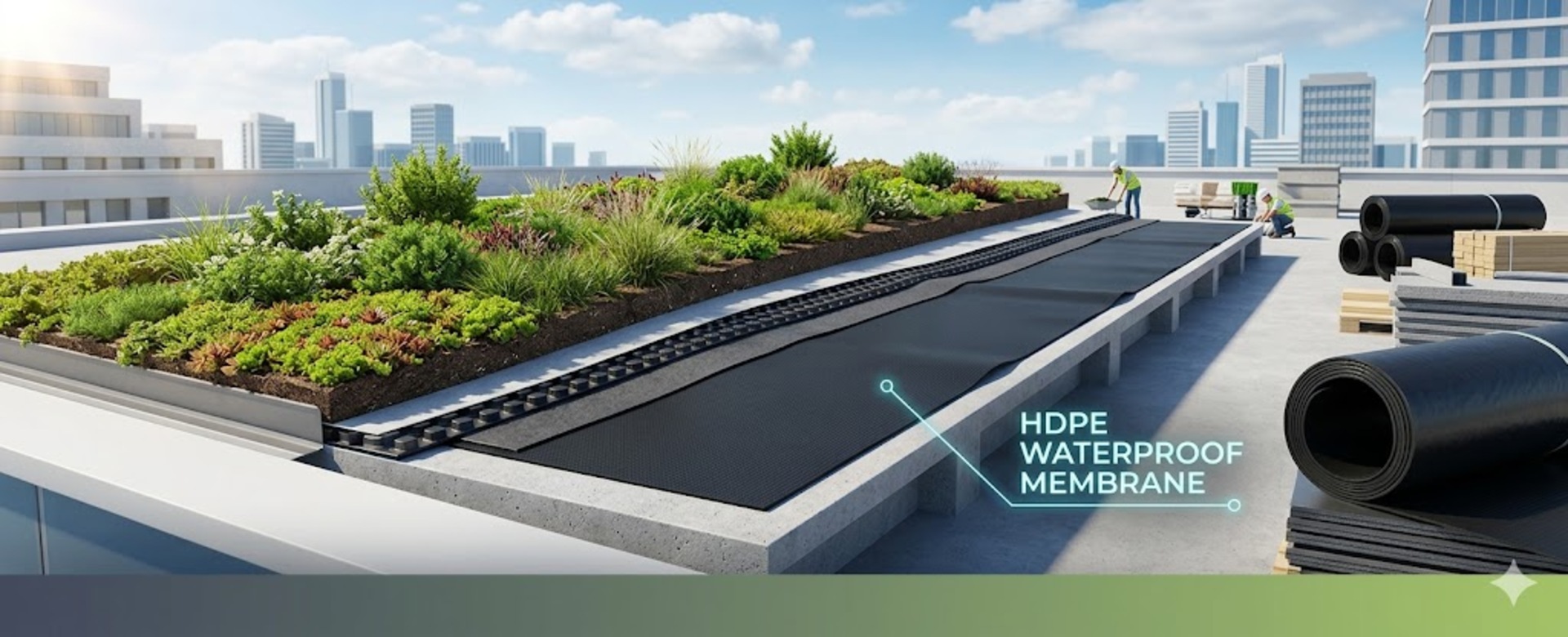 HDPE  Sheets: Applications in Constructing Green Roofs