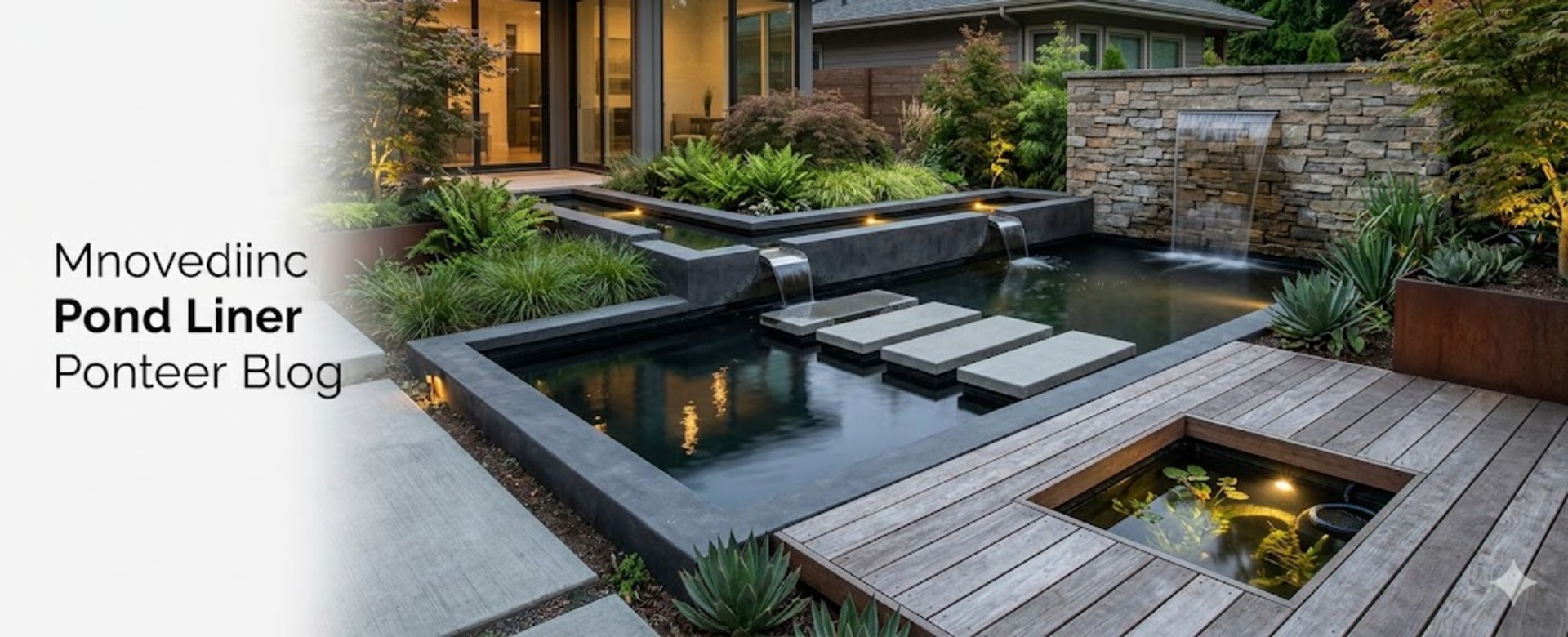 Innovative  Applications of Pond Liners in Landscape Design