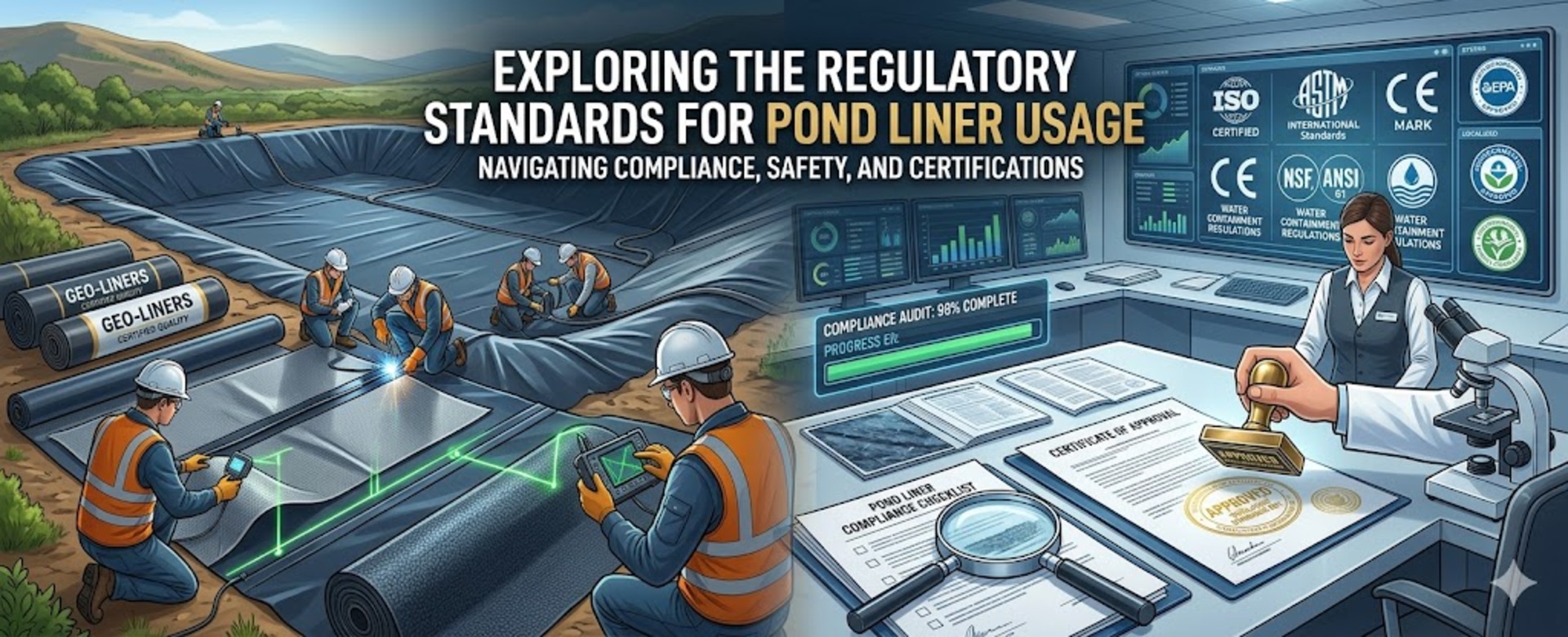 Exploring  the Regulatory Standards for Pond Liner Usage