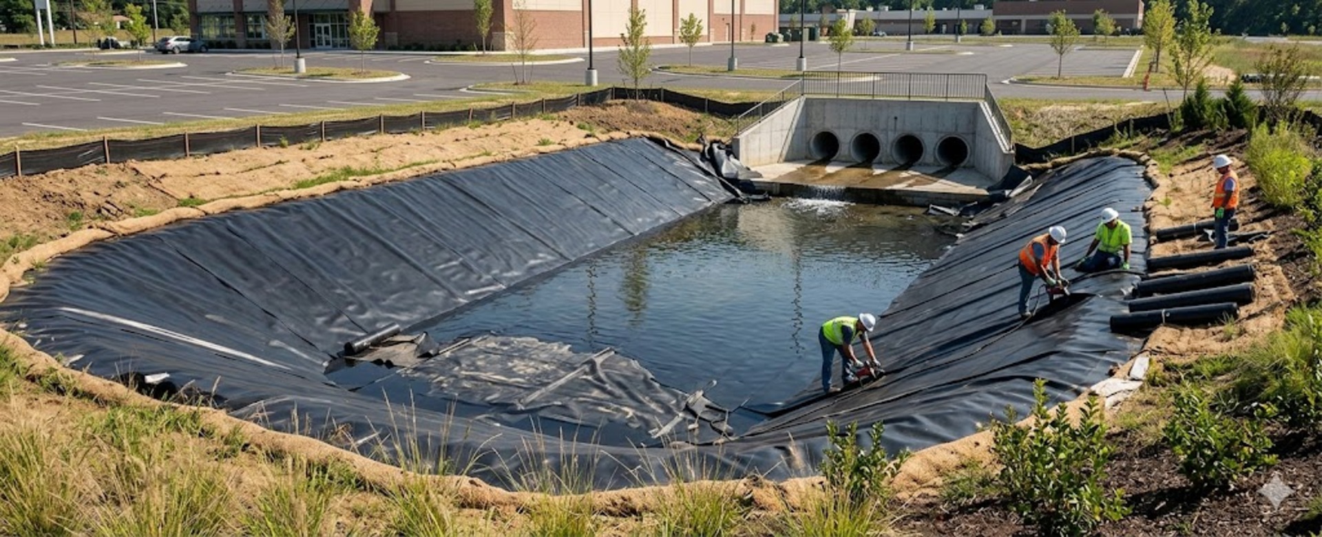 Pond  Liners: Role in Stormwater Management Systems