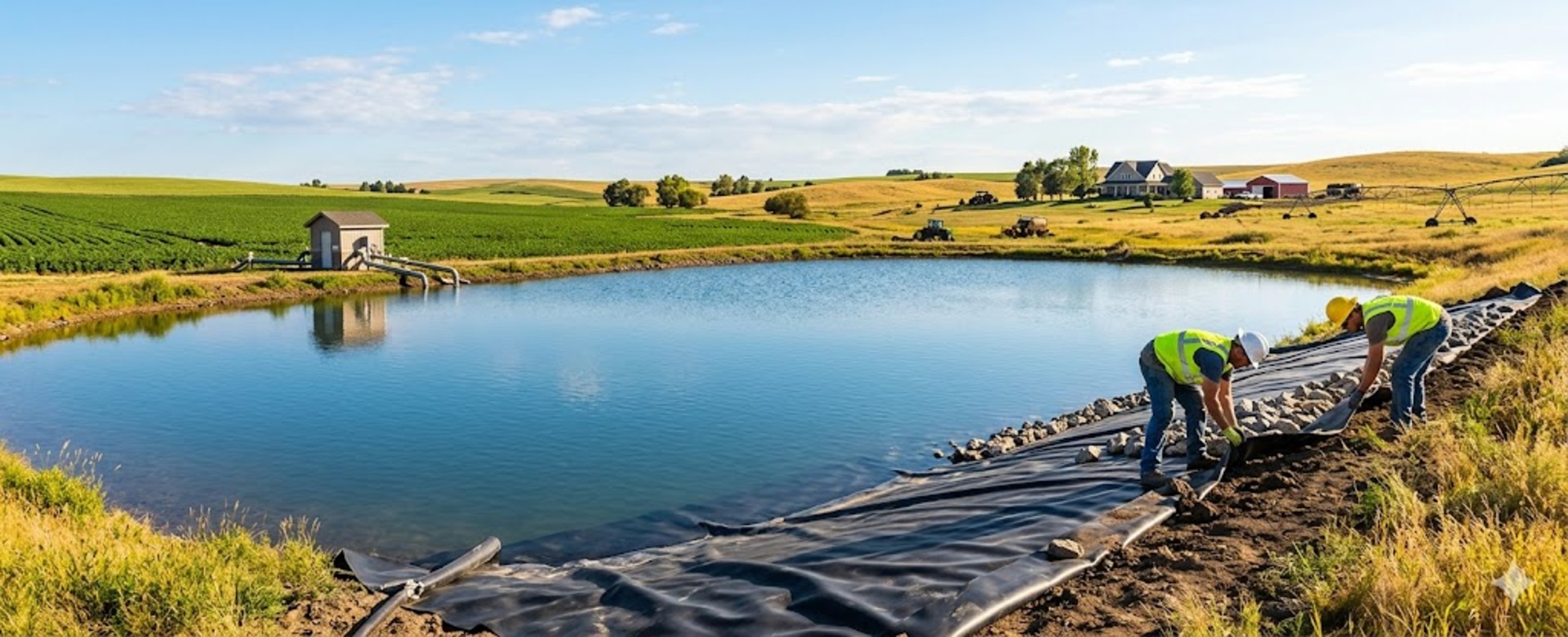 Pond  Liners: Advantages in Constructing Farm Ponds