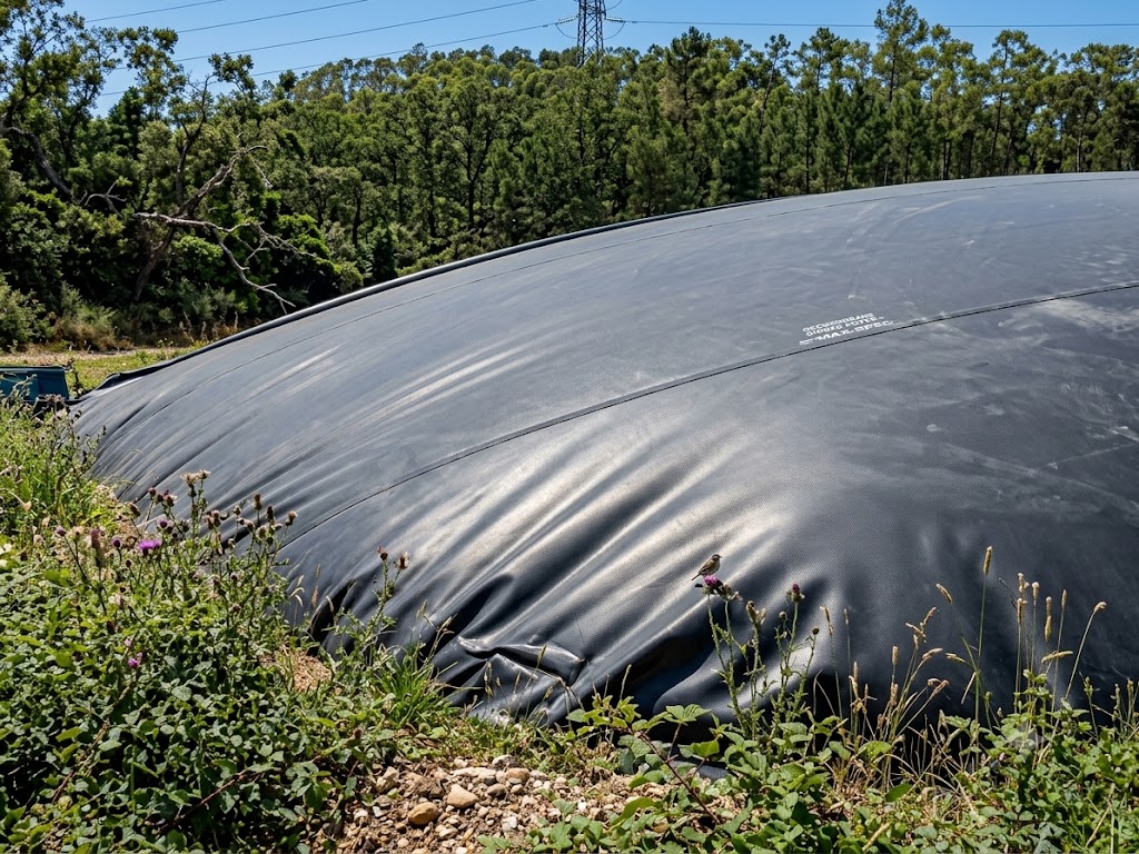 hdpeGeomembraneForBiogasPlant