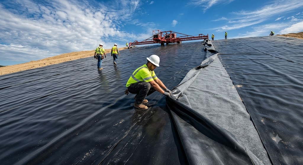 hdpeGeomembraneForRoofWaterproofing